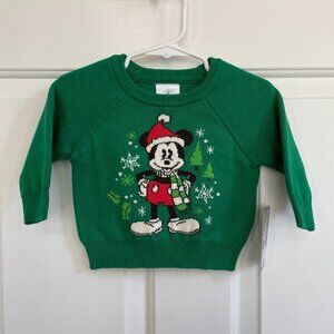 Baby Disney Christmas Sweater Size 6-9 mo